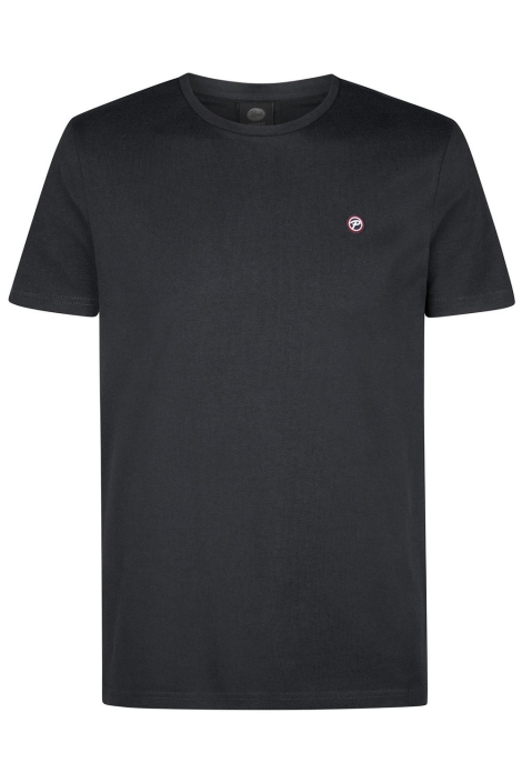 Petrol Industries zwarte heren t-shirt | Vooraanzicht