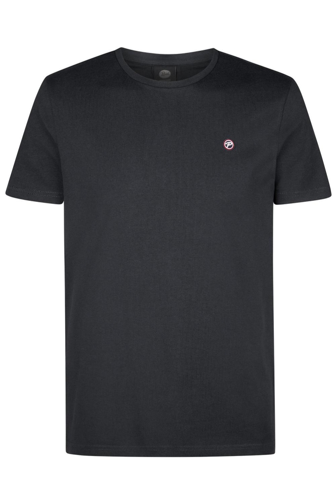 Petrol Industries zwarte heren t-shirt | Vooraanzicht