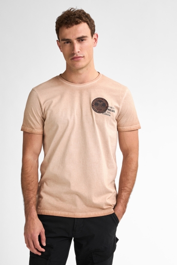 Petrol Industries T-shirt LOGO T SHIRT PONCE M 1050 TSR607 7143 Sandal Wood