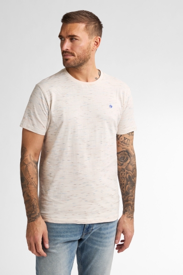 Petrol Industries T-shirt LOGO T SHIRT SANDSTONE M 1050 TSR641 0112 Seashell