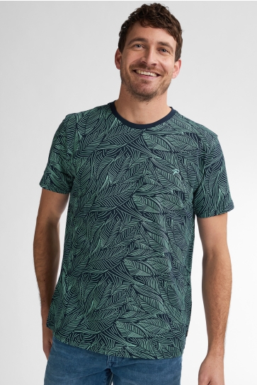 Petrol Industries T-shirt T SHIRT MET PRINT M 1050 TSR116 5178 Navy Blue