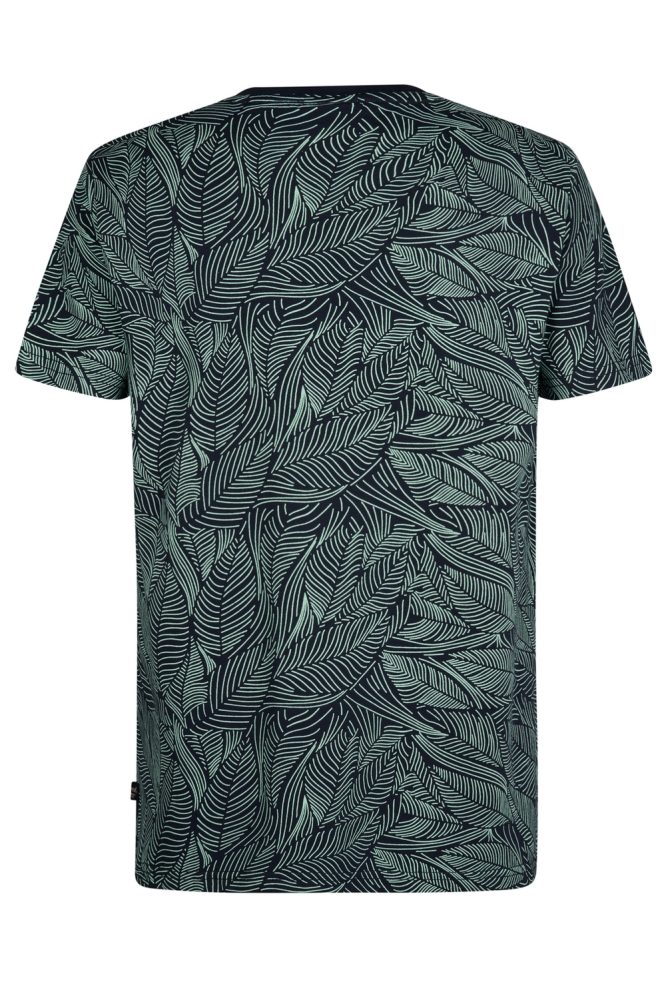 T SHIRT MET PRINT M 1050 TSR116 5178 Navy Blue
