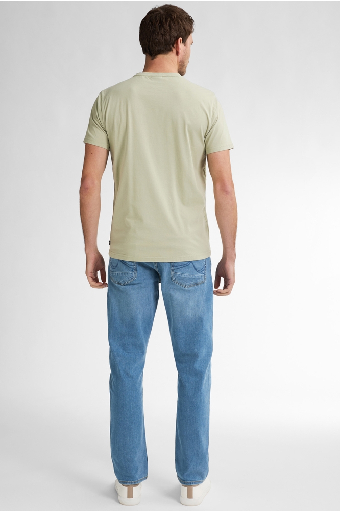 Petrol Industries groene heren t-shirt | Model