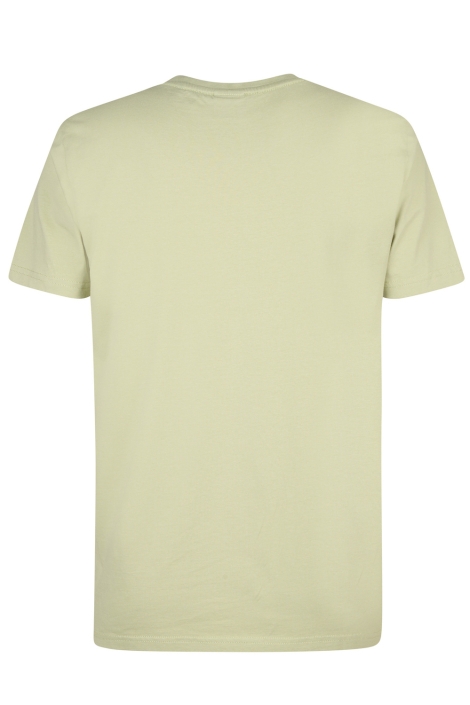 Petrol Industries groene heren t-shirt | Achteraanzicht
