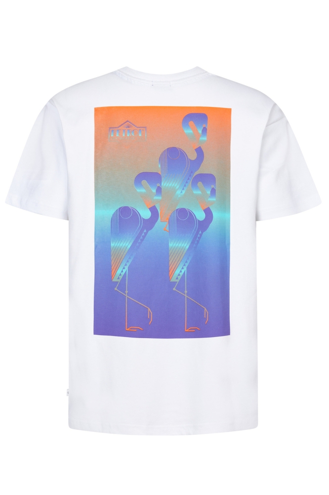 Petrol Industries witte heren t-shirt | Achteraanzicht