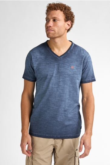 Petrol Industries T-shirt T SHIRT MET LOGO M 1050 TSV662 5178 Navy Blue