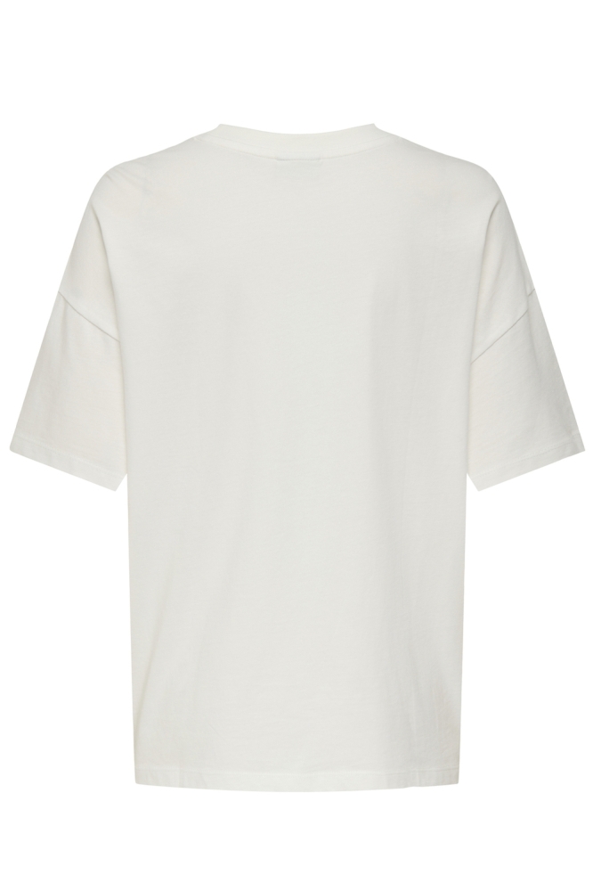 JDYCARLA S/S OVERSIZE T-SHIRT JRS 15356228 Cloud Dancer/AMERICAN