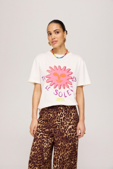 Harper & Yve T-shirt LESOLEIL SS HS25Y305 101 ecru