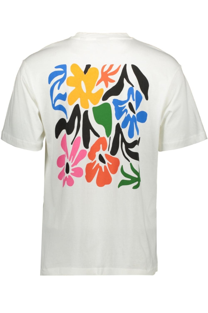 ONSKEANE RLX SS PRINTED TEE CS 22029734 WHITE/LIQUIFY FL