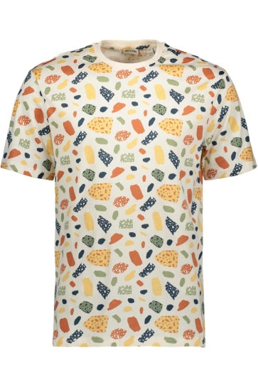 Only T-shirt ONSLEVI REG DITSY AOP SS TEE CS 22023392 DEW/TERRAZZO TILE DITSY