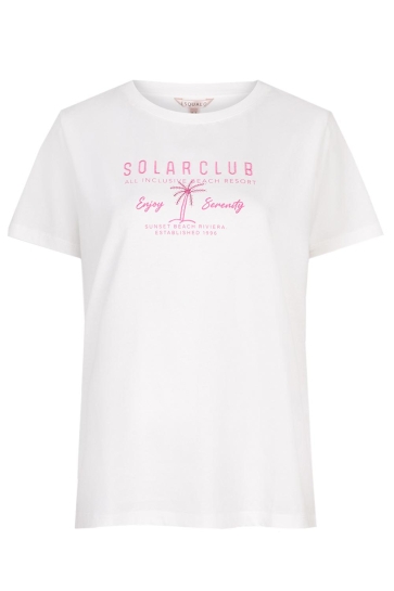 EsQualo T-shirt T SHIRT SOLAR CLUB HS25 05208 520 pink