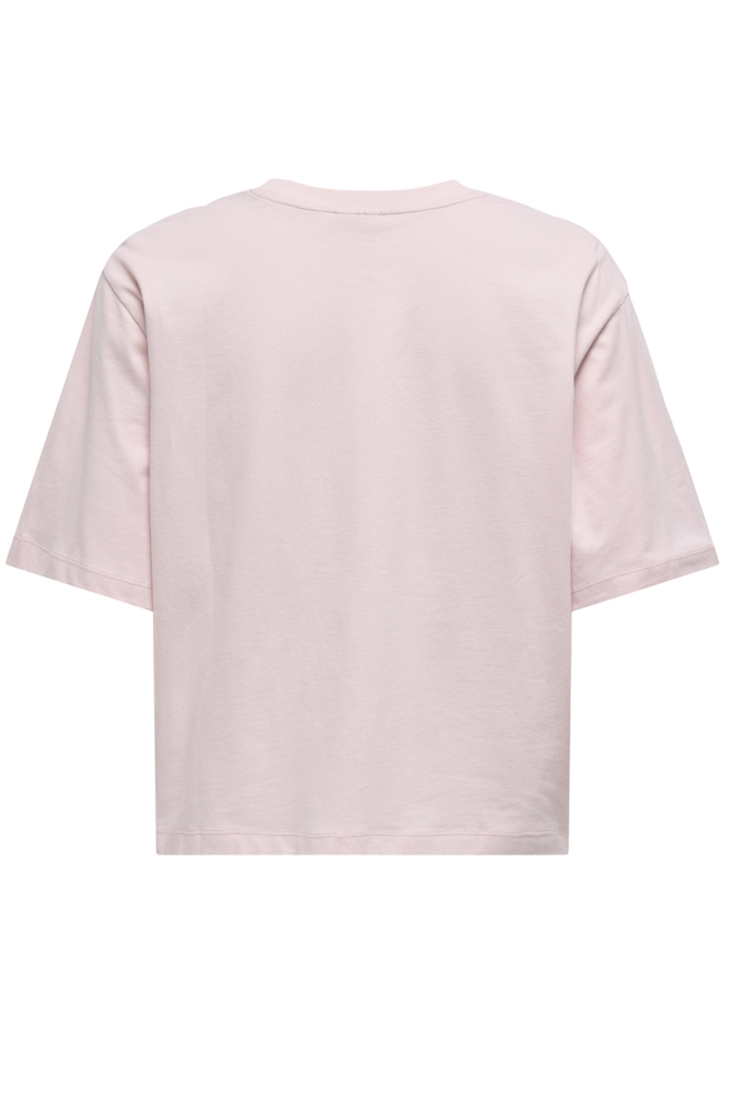 JDYALBA S/S PRINT TOP JRS 15348342 CHALK PINK