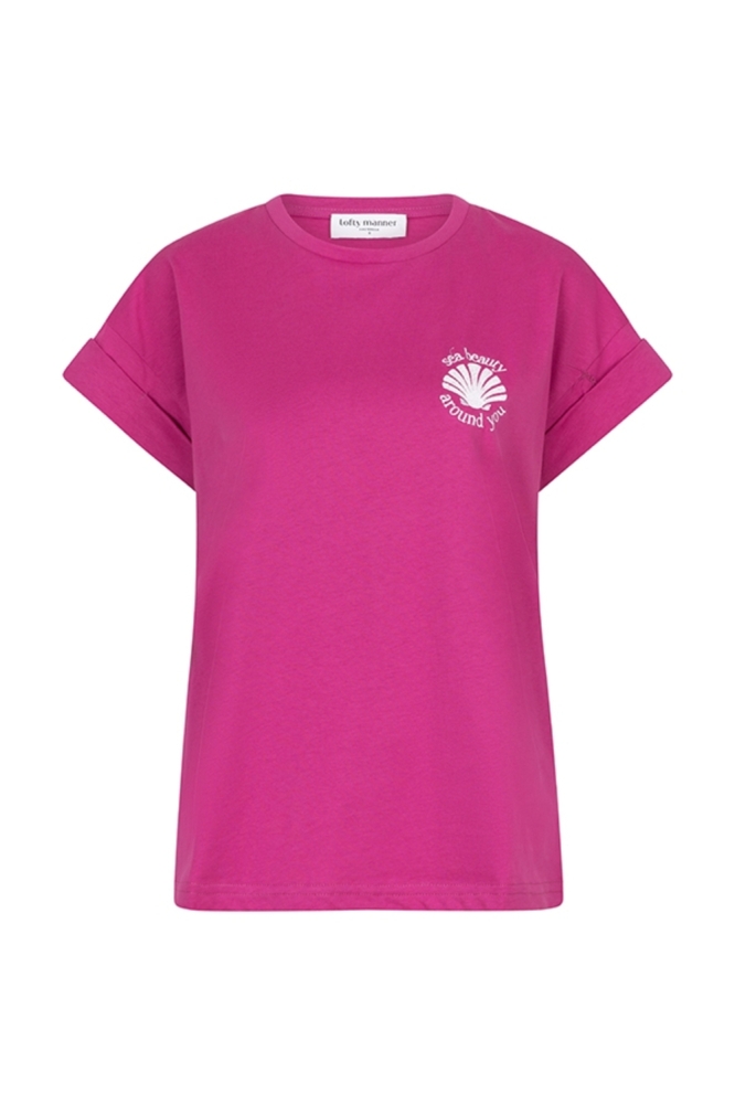 Lofty Manner roze dames t-shirt | Vooraanzicht