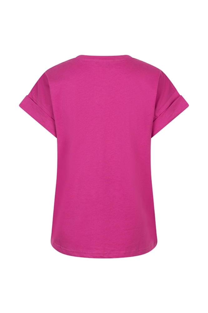 Lofty Manner roze dames t-shirt | Achteraanzicht