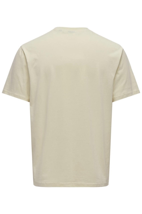 Only & Sons onslevi life reg text ss tee noos