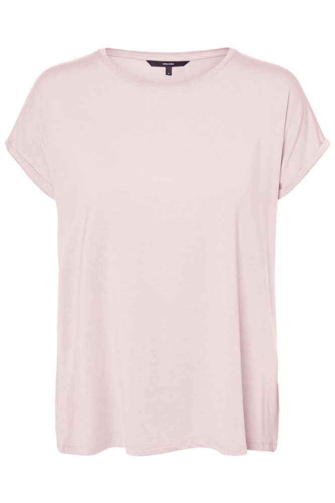 Vero Moda roze dames t-shirt | Vooraanzicht