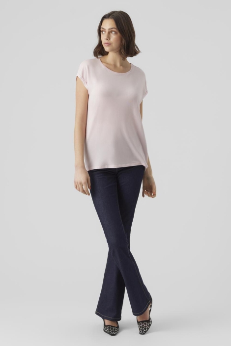 Vero Moda roze dames t-shirt | Model