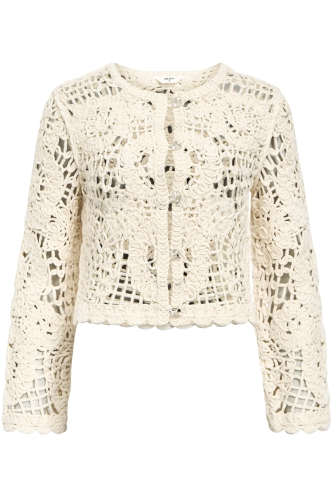 Object beige dames vest | Vooraanzicht