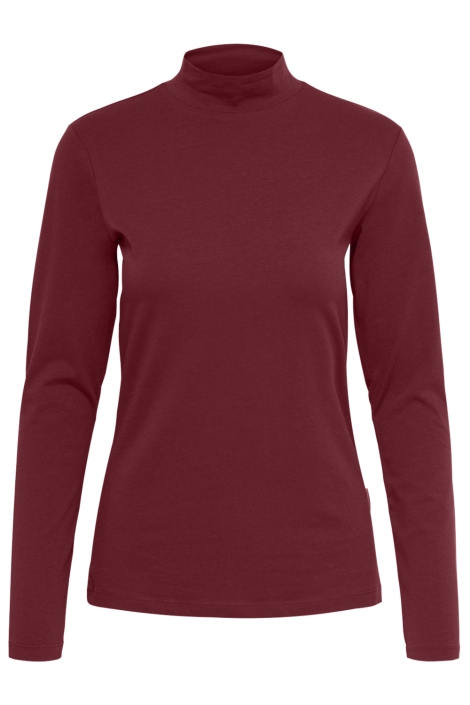 Jacqueline de Yong bordeaux dames t-shirt | Vooraanzicht