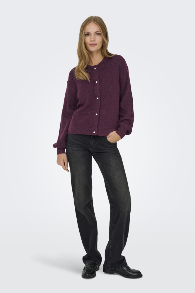 Jacqueline de Yong bordeaux dames vest | Model