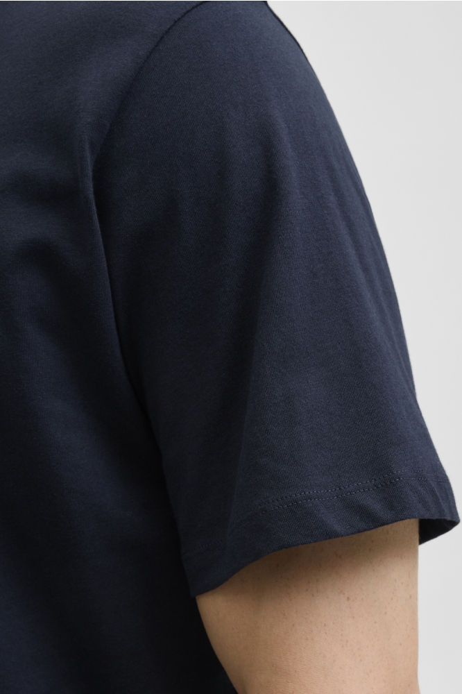 Jack & Jones blauwe heren t-shirt | Kleurstaal