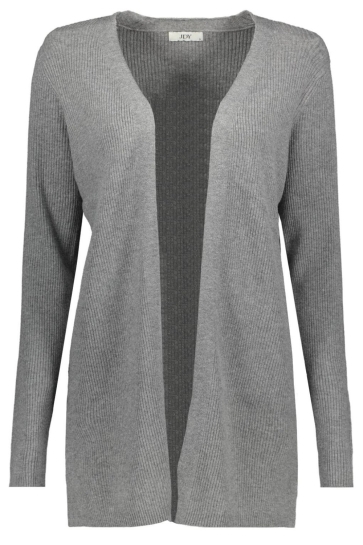 Jacqueline de Yong Vest JDYPRIME LIFE L/S OPEN CARDIGAN KNT 15350887 Medium Grey Melange