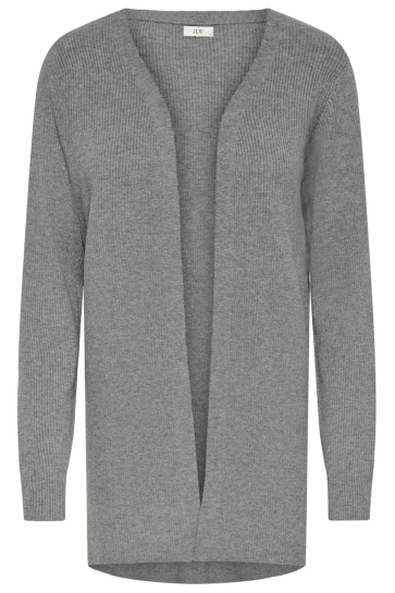 Jacqueline de Yong JDYPRIME LIFE L/S OPEN CARDIGAN KNT 15350887 Medium Grey Melange