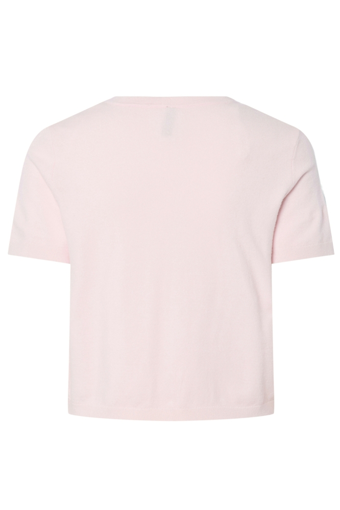 Pieces roze dames vest | Achteraanzicht