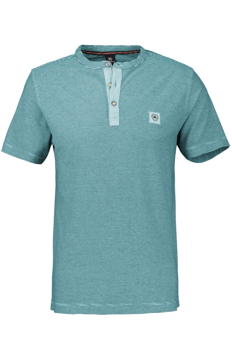 Lerros groene heren t-shirt | Vooraanzicht