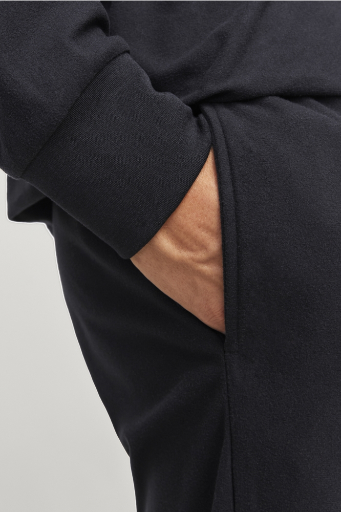 Jack & Jones zwarte heren sweater | Close up