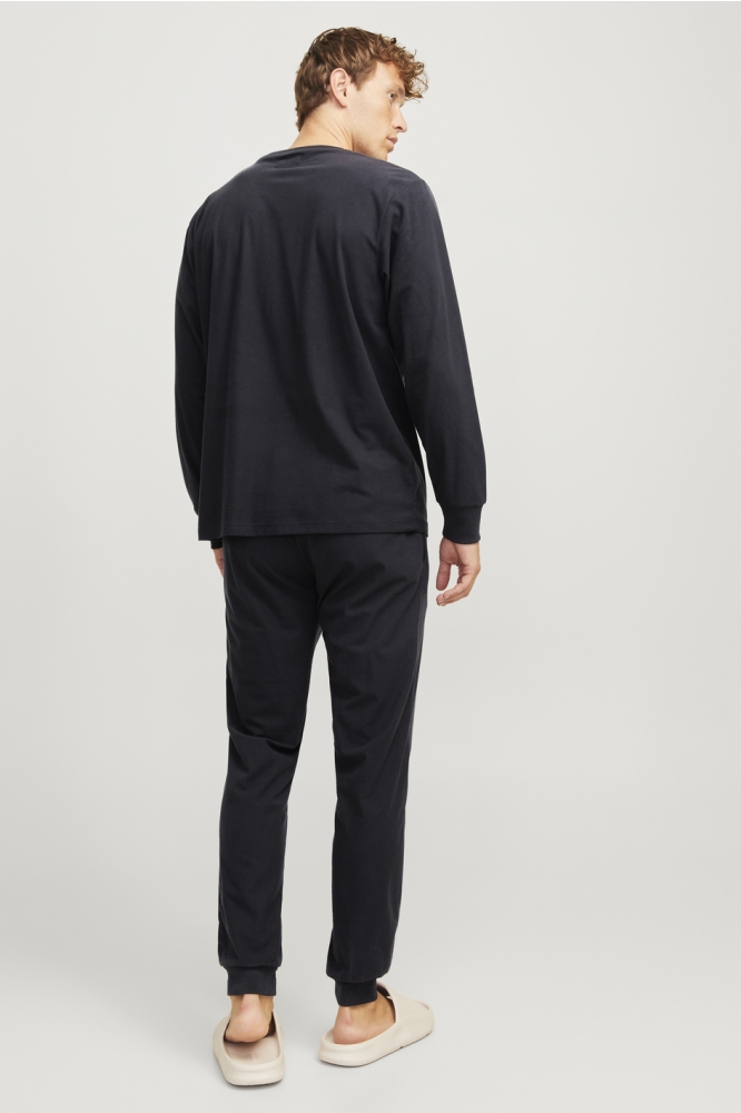 Jack & Jones zwarte heren sweater | Model achteraanzicht