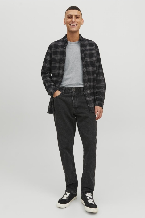 Jack & Jones grijze heren t-shirt | Model