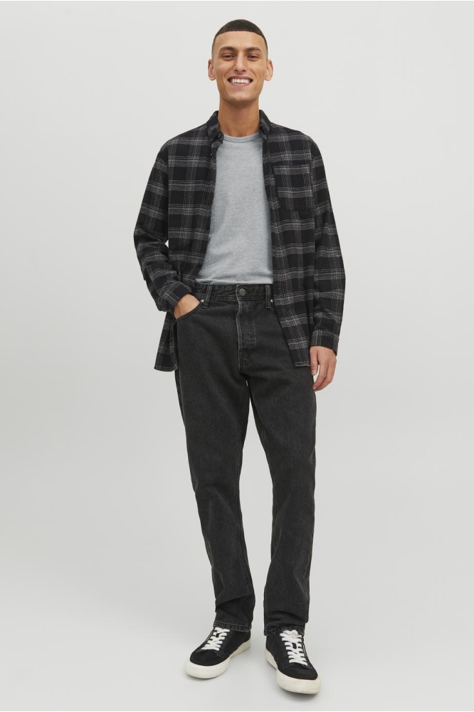 Jack & Jones grijze heren t-shirt | Model