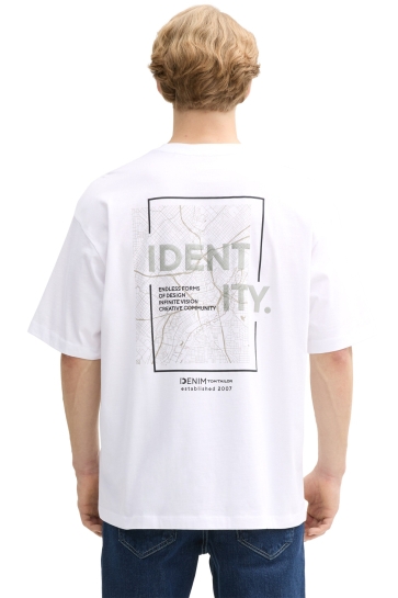 Tom Tailor T-shirt OVERSIZED T SHIRT MET RUGPRINT 1045028XX12 20000