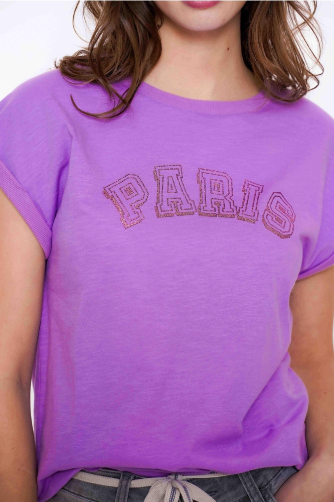 T SHIRT PARIS 52116 41 000380 Purple