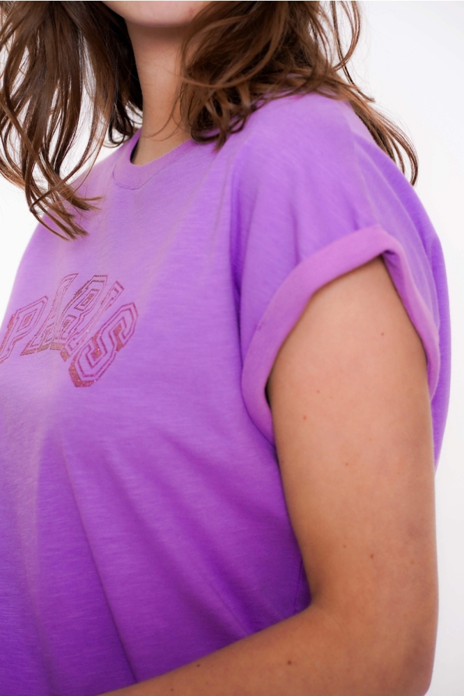 T SHIRT PARIS 52116 41 000380 Purple