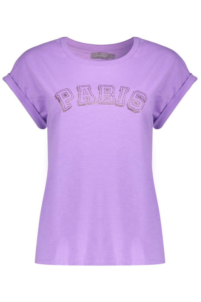 T SHIRT PARIS 52116 41 000380 Purple