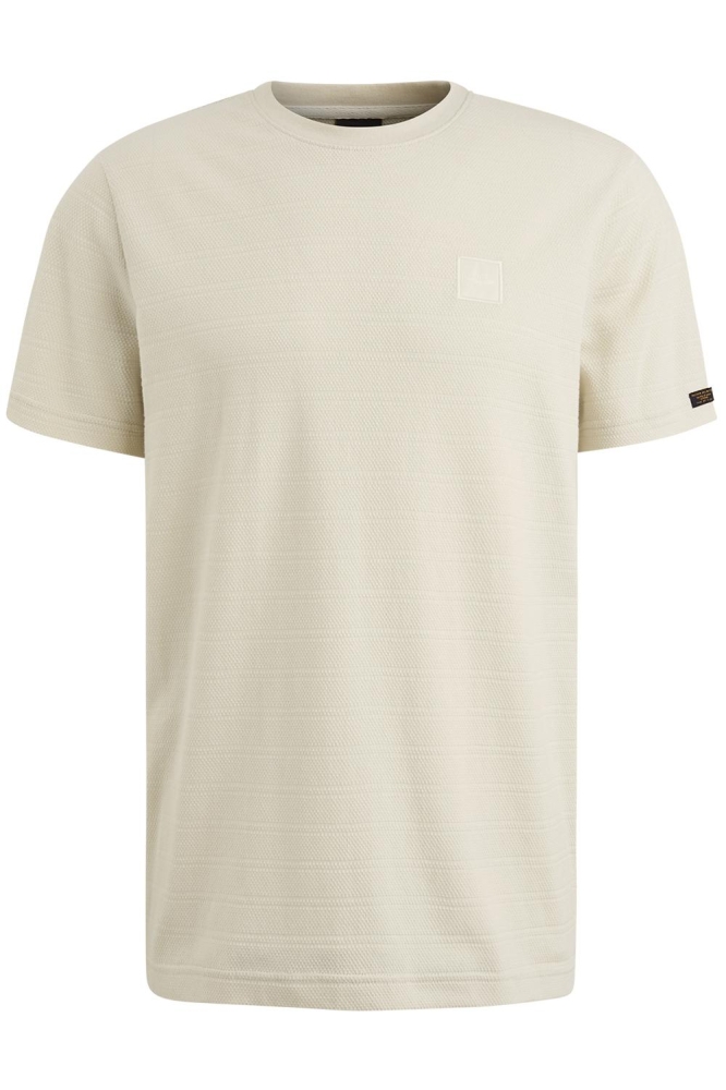 PME legend beige heren t-shirt | Vooraanzicht
