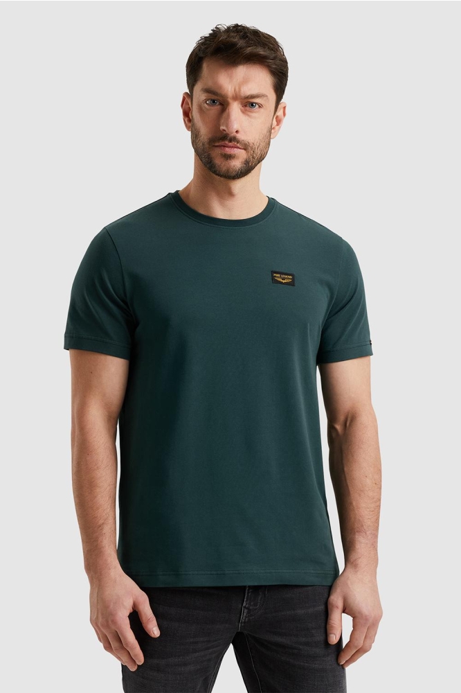 PME legend groene heren t-shirt | Model vooraanzicht