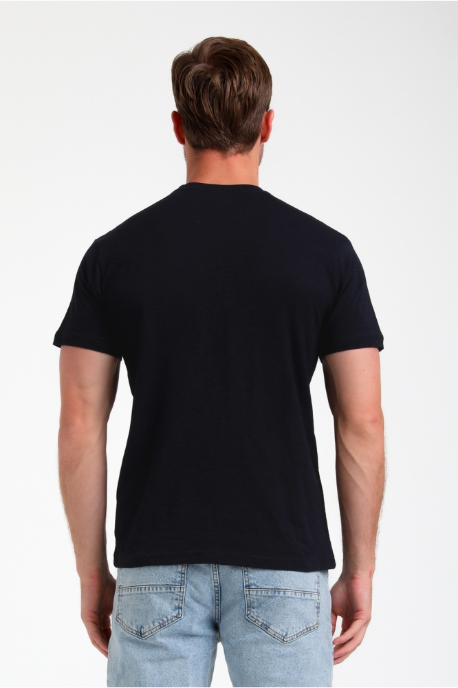 T SHIRT MET FRONTPRINT 155516 301 navy