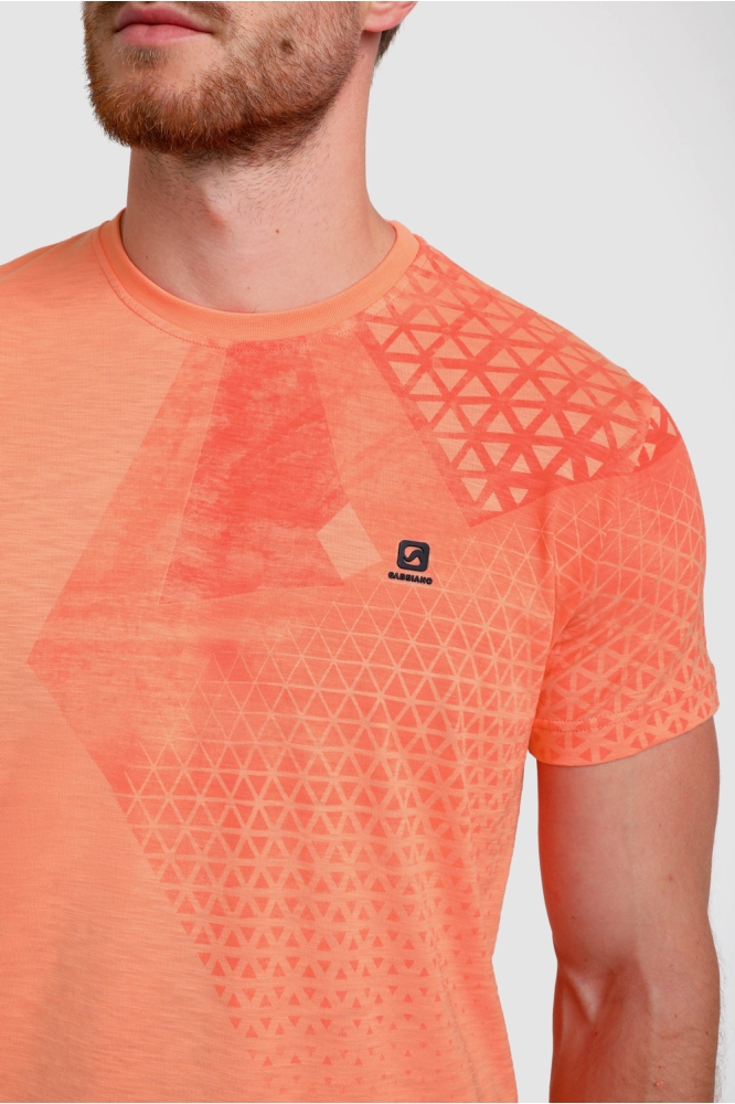 KATOENEN PRINT T SHIRT 155517 4002 light coral