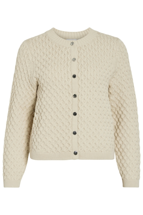 Vila beige dames vest | Vooraanzicht