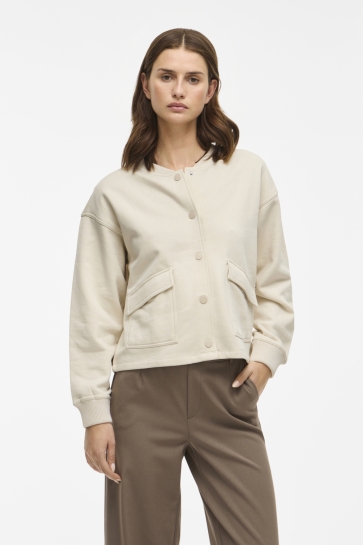 Vila Jas VIODESSIA O-NECK L/S SHACKET 14108715 Birch