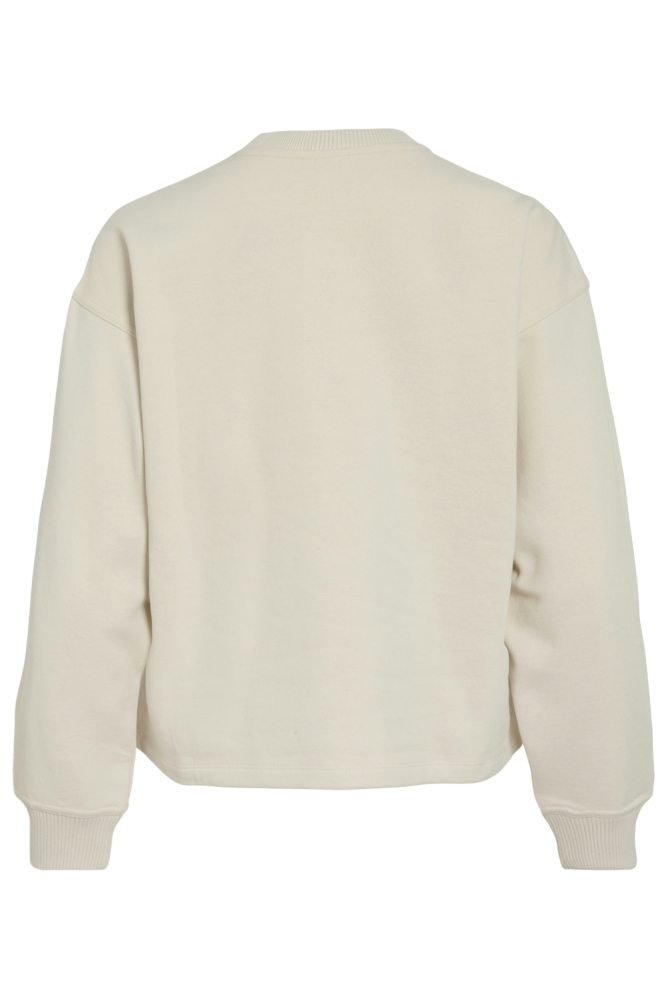 Vila beige dames jas | Achteraanzicht