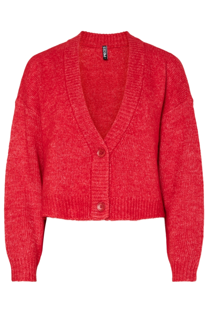 Pieces rode dames vest | Vooraanzicht