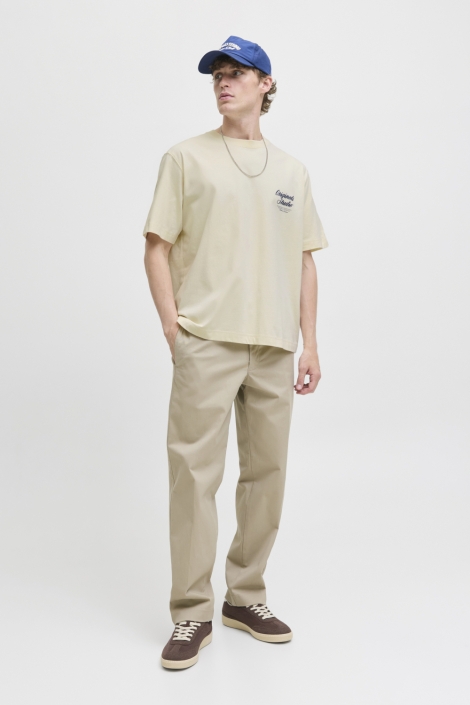 Jack & Jones beige heren t-shirt | Model