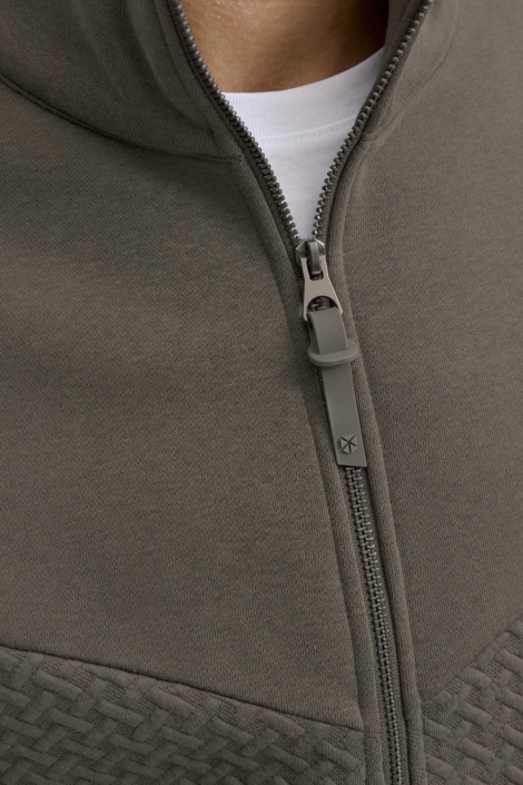 Jack & Jones groene heren vest | Kleurstaal