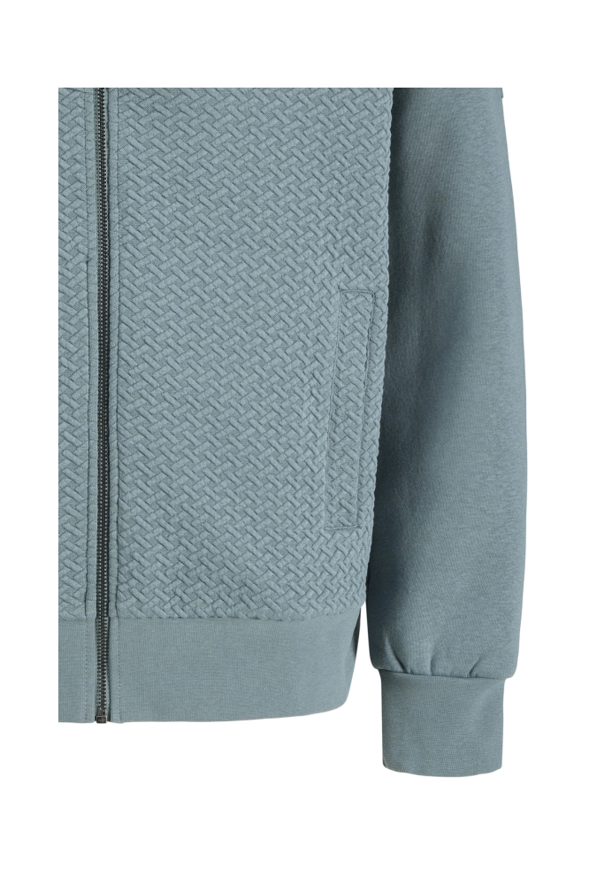 Jack & Jones blauwe heren vest | Close up