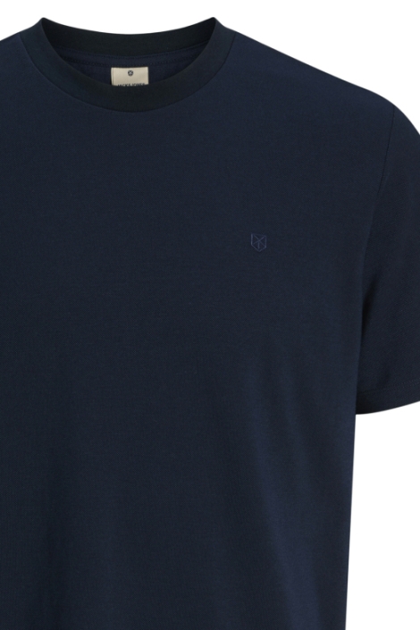 Jack & Jones blauwe heren t-shirt | Close up