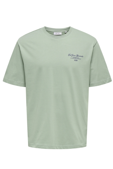 ONSRYLAN RLX RECORD PCH PRINT SS TE 22034174 ICEBERG GREEN